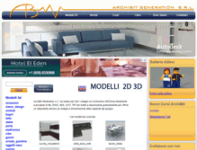 Tablet Screenshot of modelli3d.net